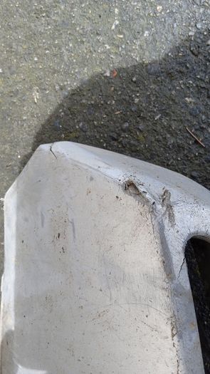 2015 skoda octavia scout front bumper bottom trim lip