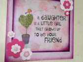 A Daughter Wall Sign 100% Irishmade