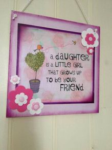 A Daughter Wall Sign 100% Irishmade