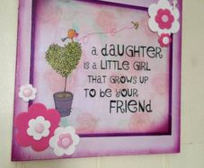 A Daughter Wall Sign 100% Irishmade