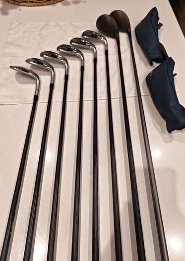 TaylorMade QI Max Graphite Irons with QI4D 4 & 5 Hybrid
