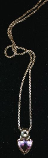 Silver Amethyst pendant