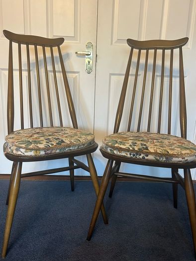 2 Vintage Ercol Goldsmith Dining Chair
