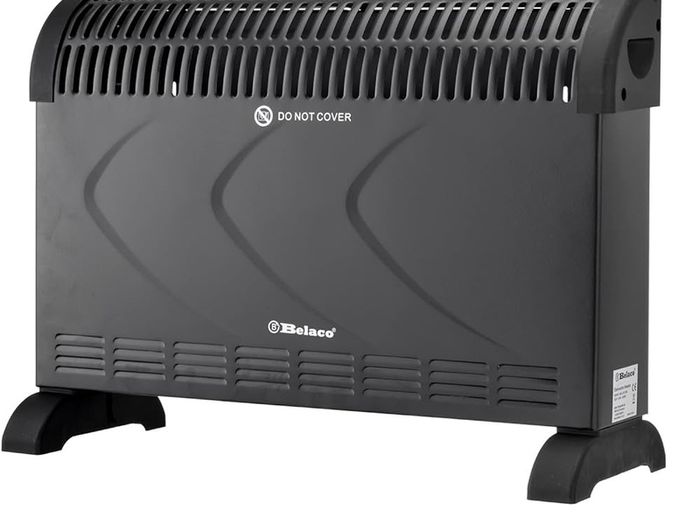FREE EXPRESS SHIPPING 2000W Electric Heater Portable Convector Heater 3 adjustable heat settings fast heating space heater free stand heater wall mounting heater including wall bracket Manual Thermostat Black