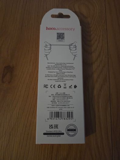 Type-c To Lightning 2.4a Cable 1m White New