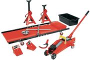 Bruder Mannesmann Ten Piece Workshop Tool Set Red 00350