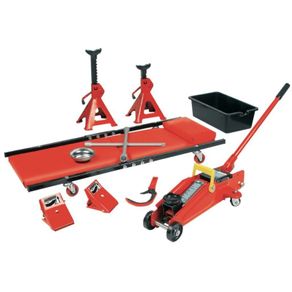 Bruder Mannesmann Ten Piece Workshop Tool Set Red 00350