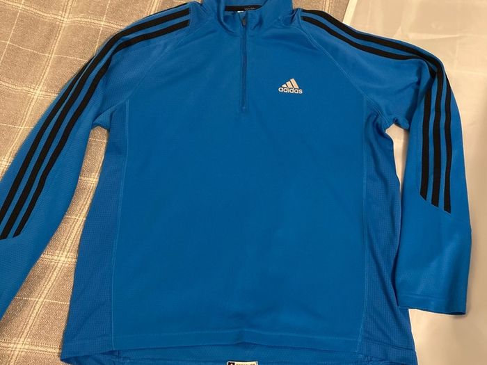 Adidas half zip top