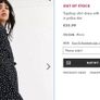 Topshop Polka Dot Dress. Image 5