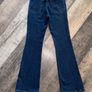 Levis 726 Flare jeans Size W24/L 30/ UK 6 High Rise in a gorgeous dark blue wash Image 4