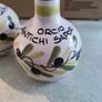 2 AT  15.00  Euro EACH Vintage Benegiamo Handmade Italian Ceramic Olive Oil Terracotta Bottle With Cork Image 7