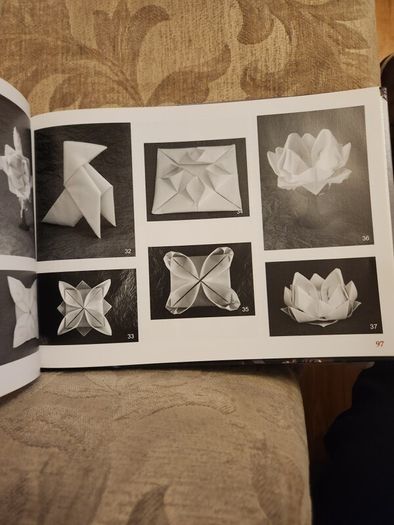 Folded Beauty. The Art Of Napkin Folding.  By John Sallas. Beautiful Illustrated Large Volume Hardbacks In Good Condition. 36.