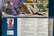 Vintage Hasbro Gi Joe 1988 - 1991 European Catalog Double Side Booklet Poster Used