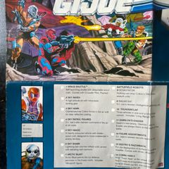 Vintage Hasbro Gi Joe 1988 - 1991 European Catalog Double Side Booklet Poster Used