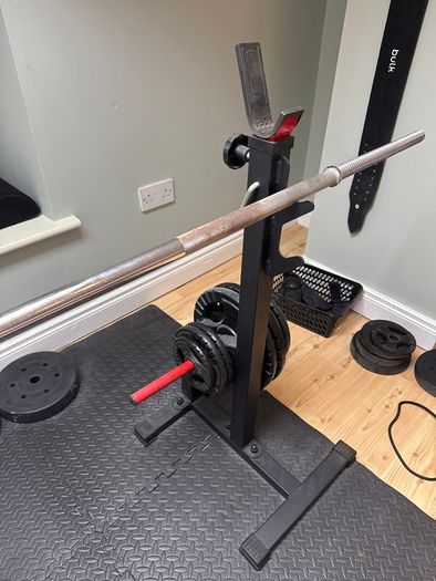 Adjustable rack and weights