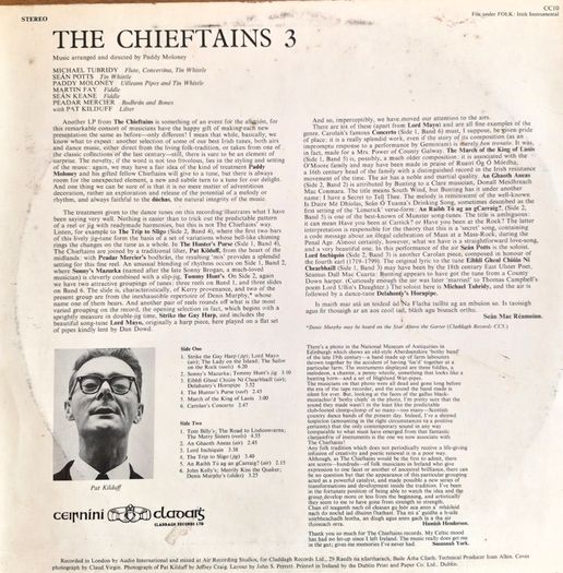 vinyl record  the chieftains.3