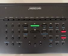 Meridian System Remote Control. All packaging and original manual. Rare item - controls up to 12 devices. Mint condition and tested - working perfectly. Postage anywhere in Ireland for six euros.