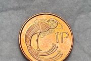 Irish decimal one-penny (1P)