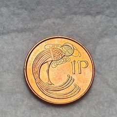 Irish decimal one-penny (1P)