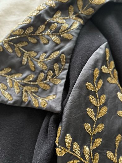 Black Gold Embroidered Jacket