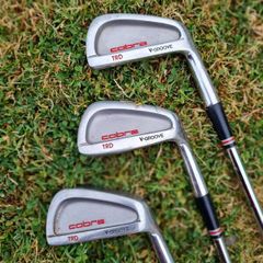 Cobra trd v-groove mild steel 5-7-8 irons cobra steel shafts and cobra grips In excellent condition