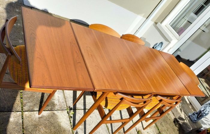 Mid Century Vintage G Plan Kofod Larsen Danish Range Dining Set