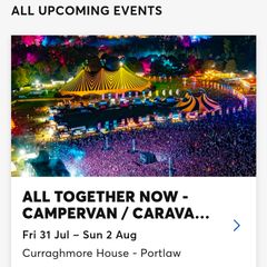 All Together Now Campervan Ticket