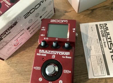 Zoom MS-60B Bass MultiStomp pedal box