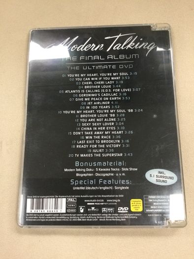 Modern talking ultimate dvd hits rare