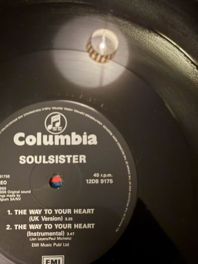 Soulsister The Way to Your Heart Original 1989 UK 12inch Vinyl