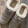 Women Clarks slippers Mules with genuine fur lining size UK6D Image 3