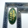LAND ROVER Defender SVX Green and Yellow (gold) letters GRILL OVAL BADGE 105mm - 53mm 105  53 Image 8