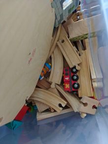 wooden trains