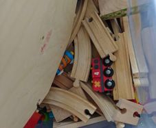 wooden trains