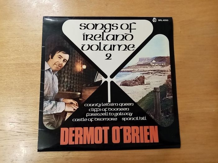 DERMOT O'BRIEN. Songs Of Ireland. Volume 2. Original Irish Pressing. LP. Vinyl. Record. Album.