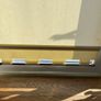 Roller blinds x2 for French doors 68cmx240cm each Image 3