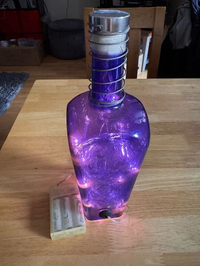 Dingle Vodka Bottle Lamp