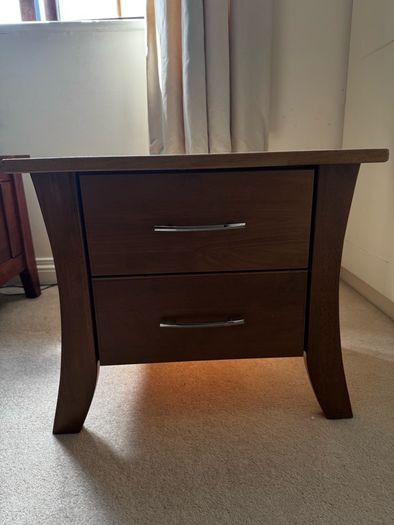 Pair of Solid Wood Bedside Tables