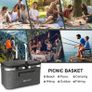 22L Cooler Bag,Insulated Picnic Basket,Isothermal Lunch Bag ,Collapsible Cooler Bag,Shopping Baskets for Camping/Outdoor Activities/Family Travel/BBQ/Shopping (FREE POSTAGE) Image 3
