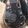 CLARKS Ella Rose toddler shoes black shiny Size 3 Image 8