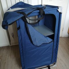 Large Camping Wardrobe Mountain Warehoise + storahe bag 59cm x 38cm x 104cm
