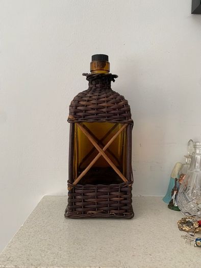 Vintage Musical Armagnac Bottle 1960s
