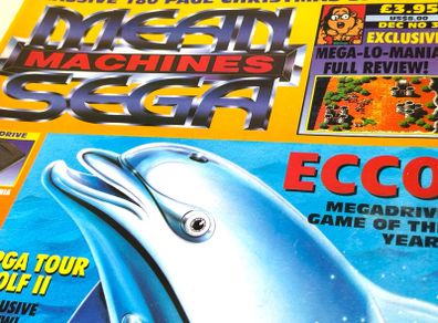 Sega Mean Machines Magazine Issue DEC No.3 - Ecco the Dolphin - 1992