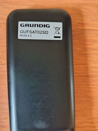 Grundig Freesat Box with Remote for Parts or Repair.