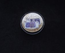 British Banknote Series : Adam Smith " 20 Pound " Commemorative Medallion/Coin