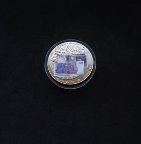 British Banknote Series : Adam Smith " 20 Pound " Commemorative Medallion/Coin