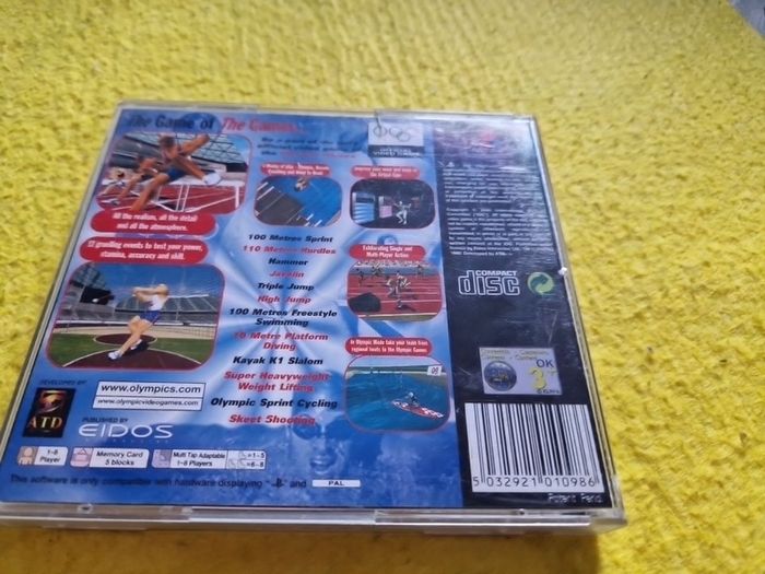 Sydney 2000 Olympics PlayStation1 Ps1 PlayStation2 Ps2 games Original