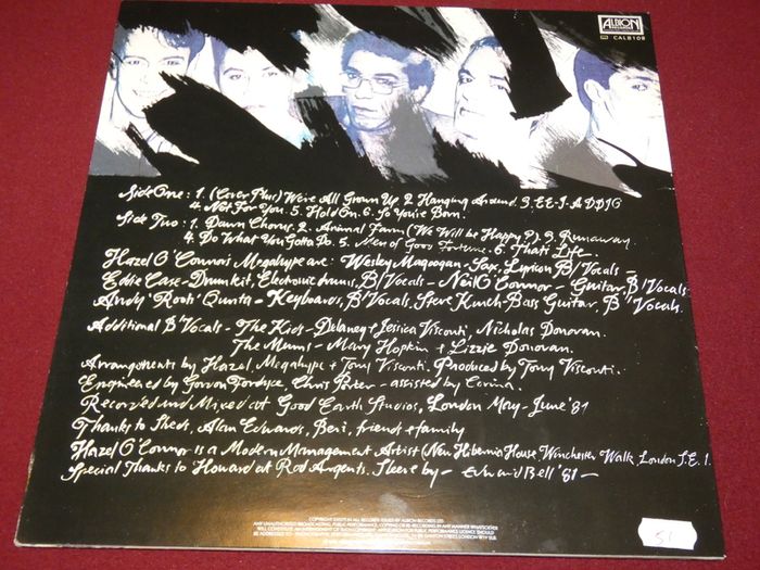 Hazel Oconnor Cover Plus 1981 Uk Pressing Lp Ex