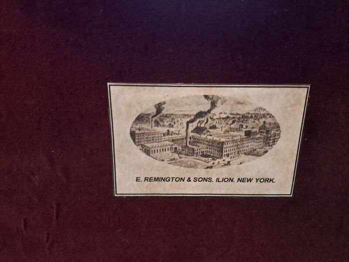 antique box for remington revolver 1855