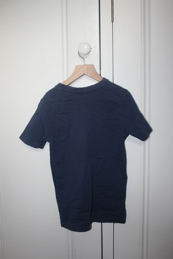 Boys Navy Printed Logo Short Sleeve Top - Age 8 Years